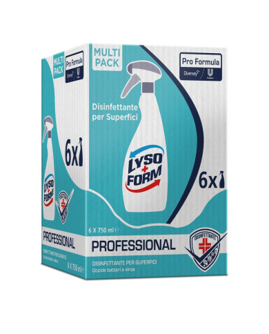 LYSOFORM ALCOHOL PLUS DISINFETTANTE SPRAY 750 ML