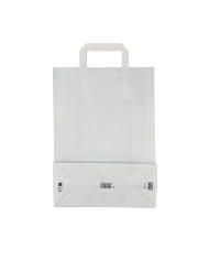 BUSTE IN CARTA BIANCA 22+10X29 MANICO PIATTO PZ 25